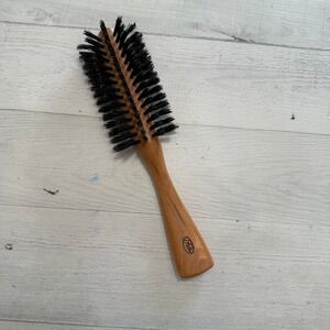 Fuller hairbrush‎ half round boar bristle wooden handle EUC